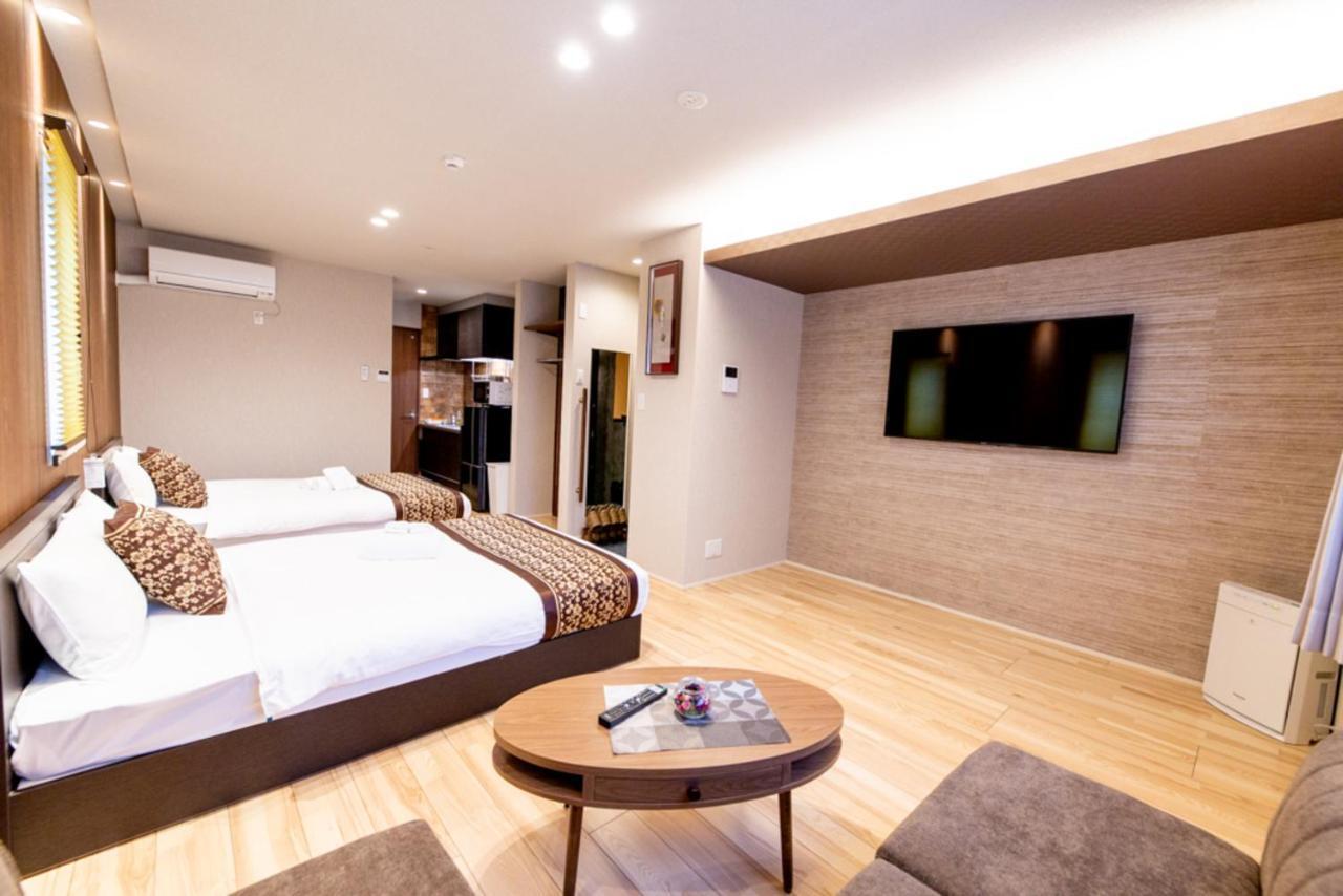 Grand Base Hiroshima Hikarimachi Aparthotel Exteriör bild