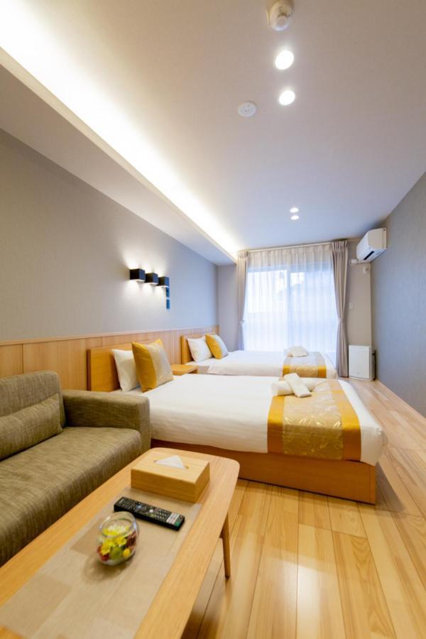 Grand Base Hiroshima Hikarimachi Aparthotel Exteriör bild
