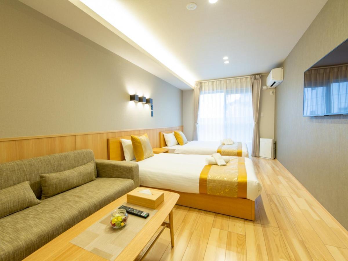 Grand Base Hiroshima Hikarimachi Aparthotel Exteriör bild