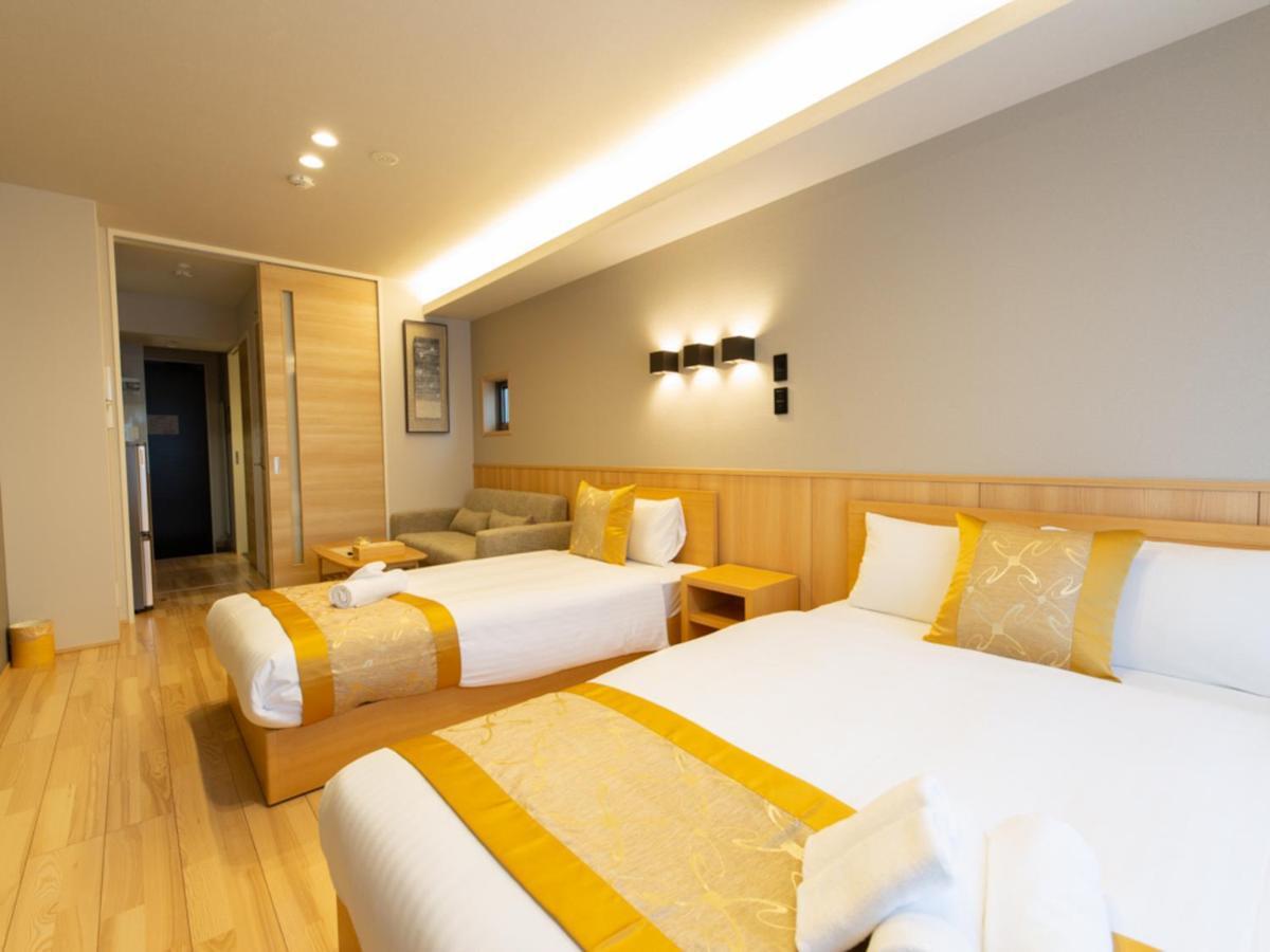 Grand Base Hiroshima Hikarimachi Aparthotel Exteriör bild